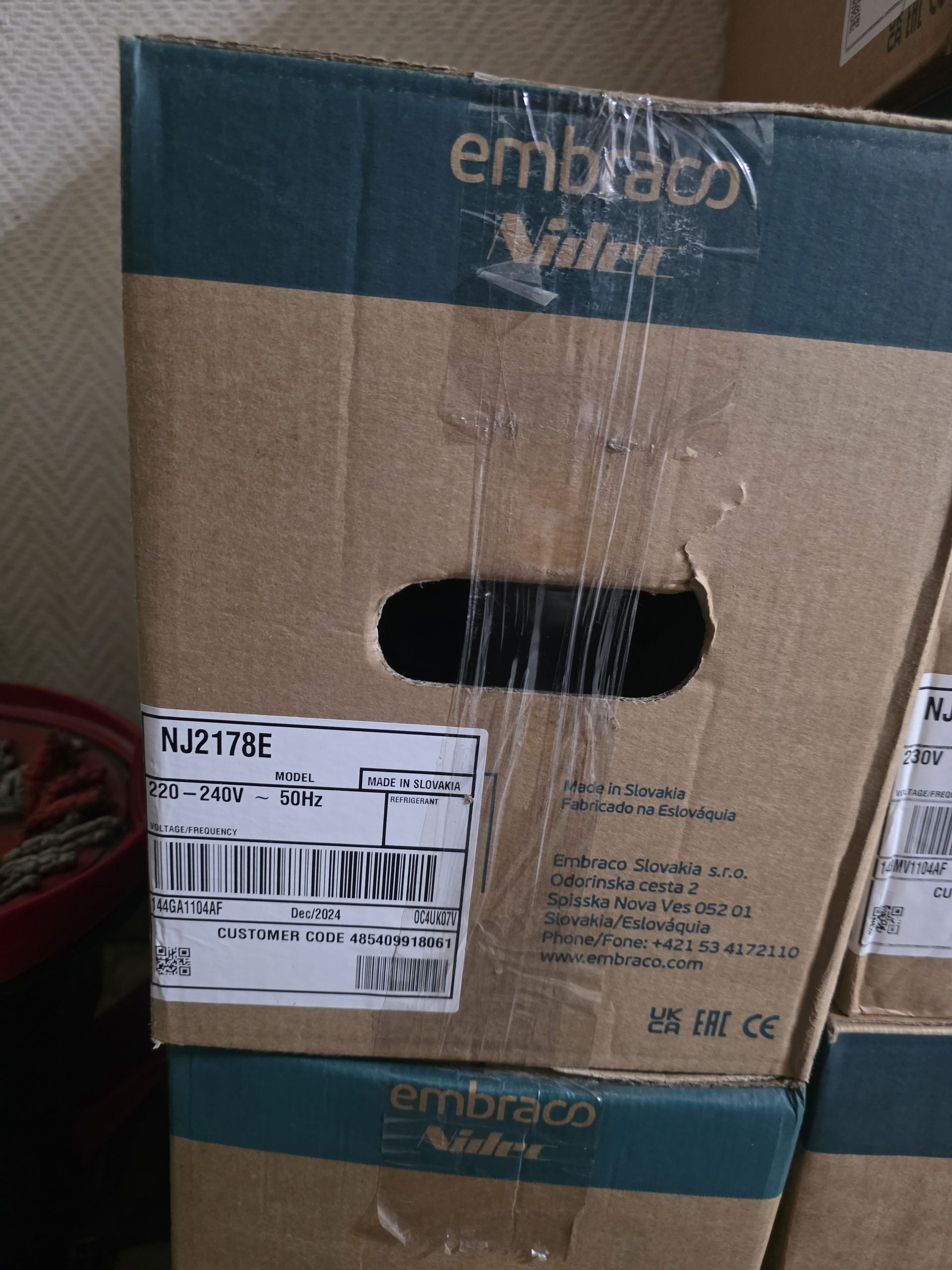 Компрессор NJ2178Е R22 Embraco 912 Вт LBP код