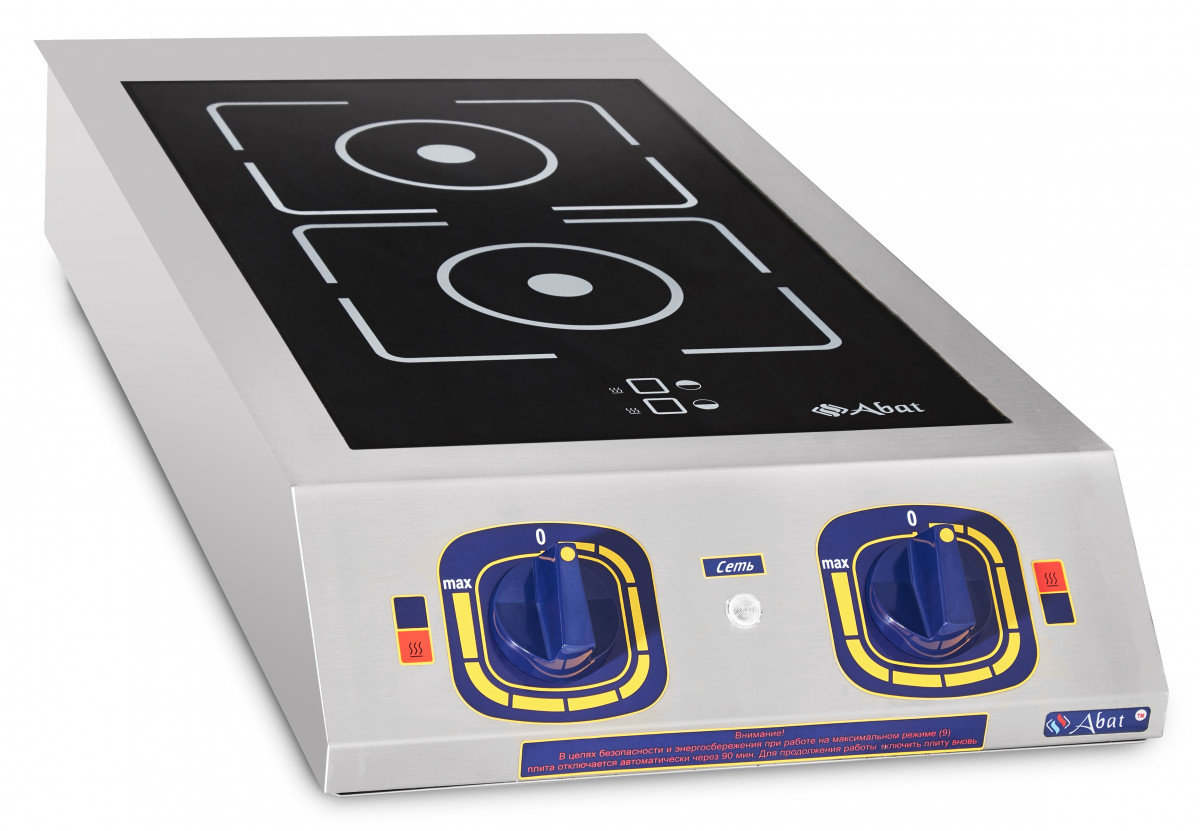 Индукционная плита КИП-2Н (сдвоенный индуктор EGO) 