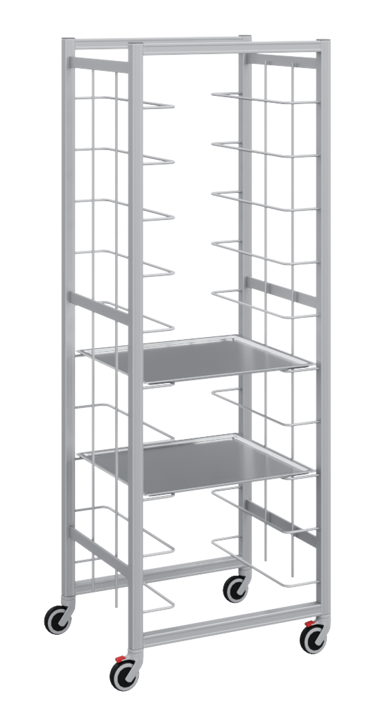 Мобильные тележки KE под EN подносы, В 1400 мм