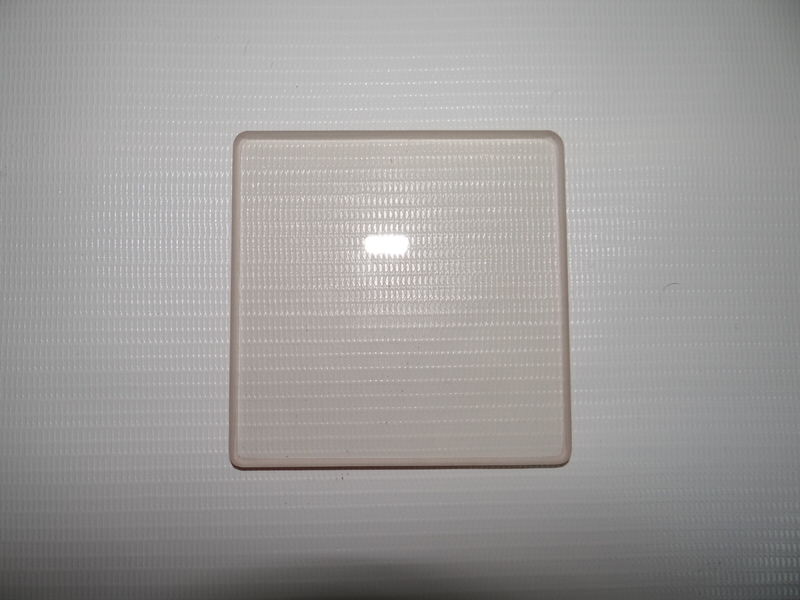 Стекло термостойкое 85*85*4мм, шт