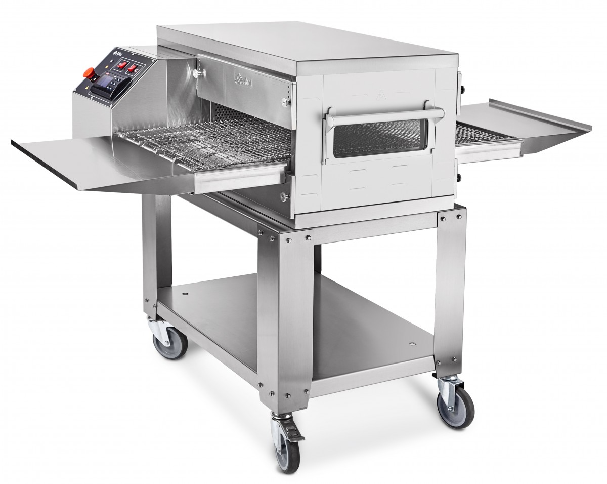 Конвейерная печь для пиццы ПЭК-400 с дверцей 