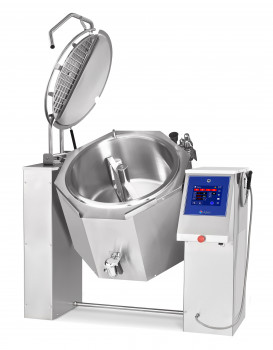 Котел пищеварочный КПЭМ-100-ОМП со сливным краном 