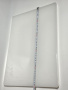 Доска разделочная 500x350x18мм VIATTO код SZ5035white пластиковая профессиональная (для молочных продуктов и хлеба) цвет белый