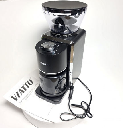 Кофемолка VIATTO электрическая жерновая VA-CG5LUX