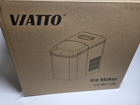 Льдогенератор Viatto VA-IM-12B (12кг/сутки) тип льда пальчиковый, охлаждения воздушное