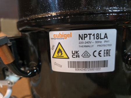 Компрессор NPT18LA R-290 CUBIGEL 0,705 кВт LBP