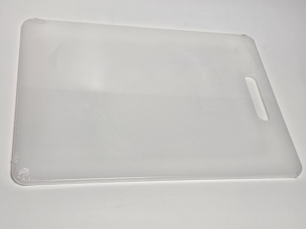 Доска разделочная 350x250x8мм VIATTO код SZ3525white пластиковая профессиональная (для молочных продуктов и хлеба) цвет белый