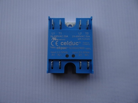 Реле твердотельное SOB562460 FASTON-2X25A/400AC