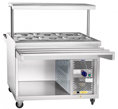 Прилавок для холодных закусок ПВВ(Н)-70ПМ-НШ передвижной 