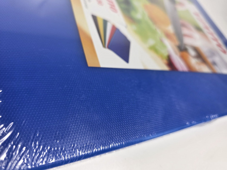 Доска разделочная 400x300x12мм VIATTO код SZ4030blue пластиковая профессиональная (для рыбы и морепродуктов) цвет синий