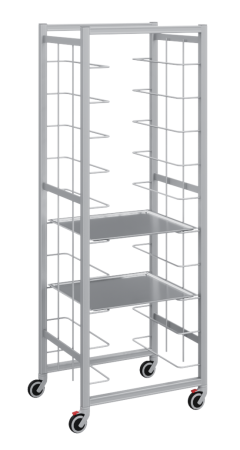 Мобильные тележки KG под GN подносы, В 1400 мм