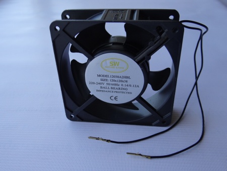 Вентилятор осевой YZ 120*38 BL, (220V, 20W,)