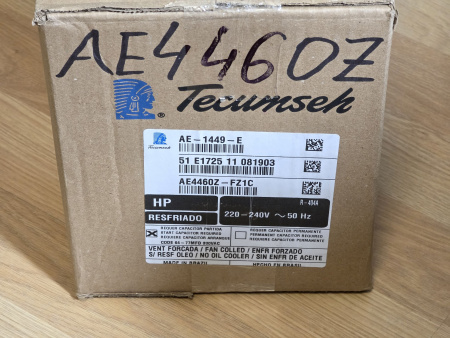 Компрессор Tecumseh AE4460Z-FZ1С (R404A)1709Вт MBP/HBP код AE-8044-BR