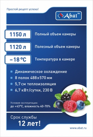 Шкаф холодильный низкотемпературный ШХн-1,0 краш. 