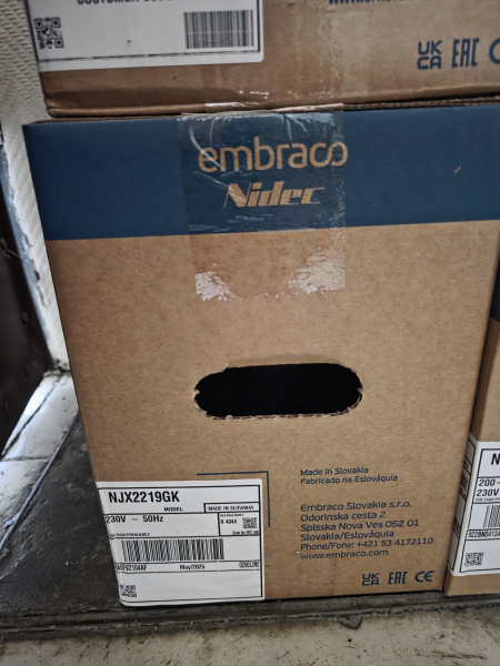 Компрессор NJX2219GK R404A Embraco 1109Вт LBP код 945FV2104AF