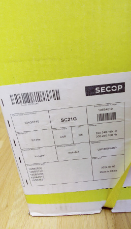 Компрессор SC21G (R134) 456Вт код 104G8140 Secop (Danfoss) LBP/MBP
