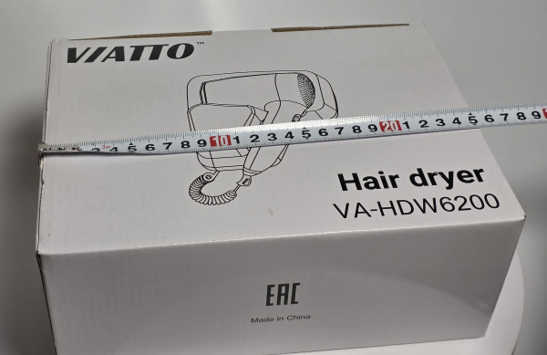 Фен для волос настенный VIATTO код VA-HDW6200