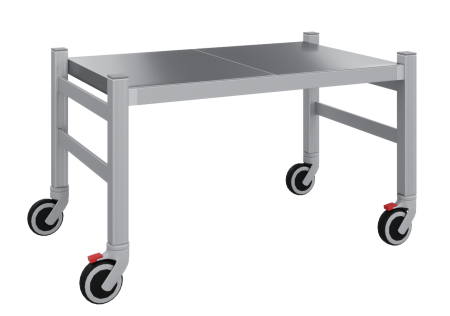 Подтоварник LOAD.ME.EXTRA INOX, В350, Г400 на колёсах