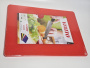 Доска разделочная 400x300x12мм VIATTO код SZ4030red пластиковая профессиональная (для сырого мяса) цвет красный