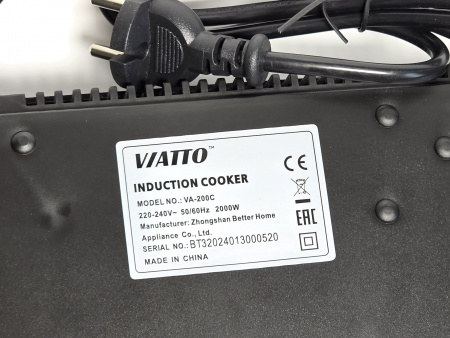 Плита индукционная настольная VIATTO VA-200C 2кВт