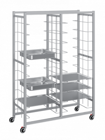 Мобильные тележки KG под GN подносы, В 1400 мм