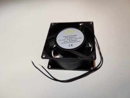 Вентилятор осевой YZ 80*38 BL, (220V, 16W,)