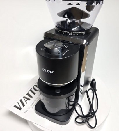 Кофемолка VIATTO электрическая жерновая VA-CG5LUX