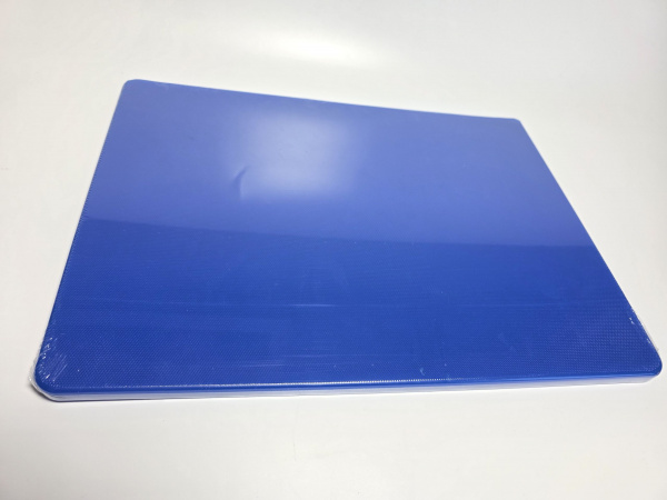 Доска разделочная 400x300x12мм VIATTO код SZ4030blue пластиковая профессиональная (для рыбы и морепродуктов) цвет синий
