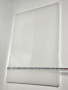 Доска разделочная 500x350x18мм VIATTO код SZ5035white пластиковая профессиональная (для молочных продуктов и хлеба) цвет белый
