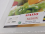 Доска разделочная 350x250x8мм VIATTO код SZ3525white пластиковая профессиональная (для молочных продуктов и хлеба) цвет белый