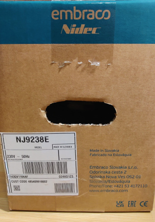 Компрессор NJ9238Е R22 Embraco Aspera 2,490 кВт MBP, HBP