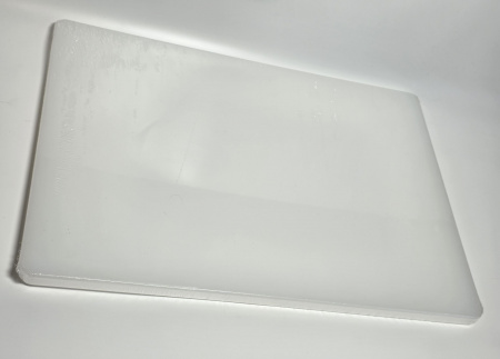 Доска разделочная 500x350x18мм VIATTO код SZ5035white пластиковая профессиональная (для молочных продуктов и хлеба) цвет белый