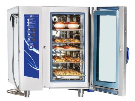 Пароконвектомат ПКА 10-1/1ПМ2 (лицо нерж.) 