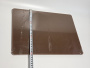 Доска разделочная 400x300x12мм VIATTO код SZ4030brown пластиковая профессиональная (для колбас и вареного мяса) цвет коричневый