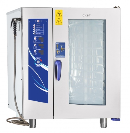 Пароконвектомат ПКА 10-1/1ПМ2 (лицо нерж.) 