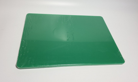 Доска разделочная 400x300x12мм VIATTO код SZ4030green пластиковая профессиональная (для фруктов и овощей) цвет зеленый