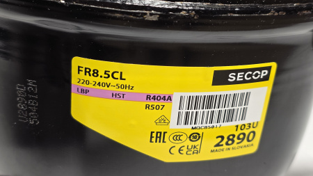 Компрессор FR 8.5 CL R-404 332Вт код 103U2890 LBP Secop