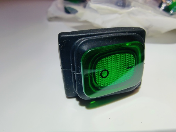 Переключатель 3INB4MASK48N1E21 зелёный