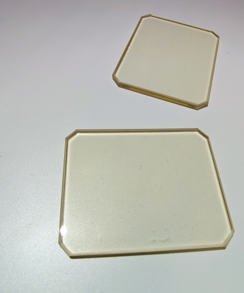 Стекло термостойкое 73,5*58,5*4 мм Робакс