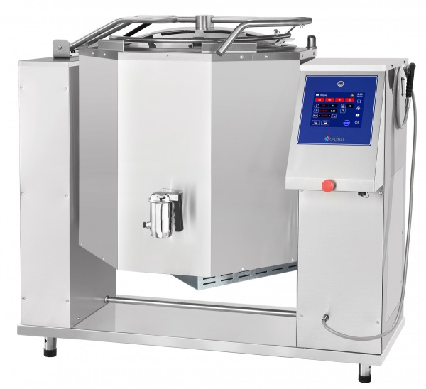 Котел пищеварочный КПЭМ-250-ОМП со сливным краном 