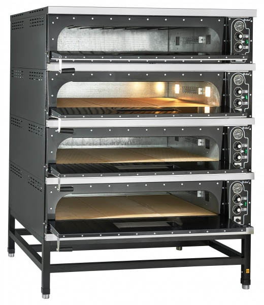 Печь электрическая для пиццы ПЭП-6-01 (с крышей) 