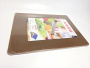 Доска разделочная 400x300x12мм VIATTO код SZ4030brown пластиковая профессиональная (для колбас и вареного мяса) цвет коричневый