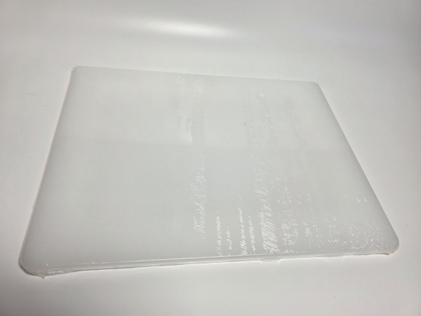 Доска разделочная 400x300x12мм VIATTO код SZ4030white пластиковая профессиональная (для молочных продуктов и хлеба) цвет белый