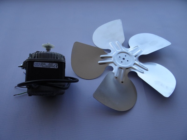 Мотор 34 Вт с крыльчаткой (ЗВЭ, РПШ) без решетки защитной