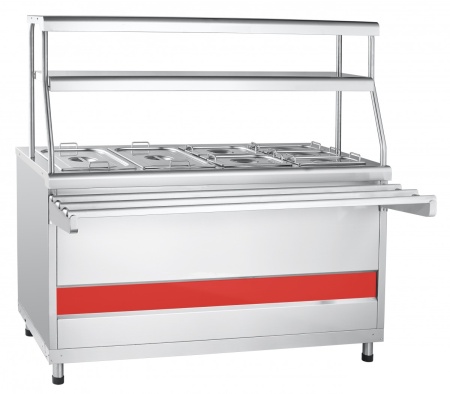 Мармит ЭМК-70КМ-01 с подогреваемыми полками 