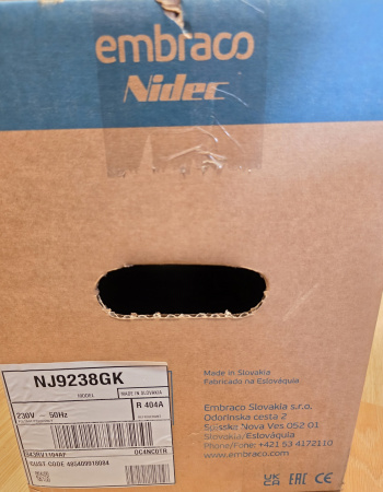 Компрессор NJ9238GK R404 Embraco 2428Вт MBP код 943RV1104AF